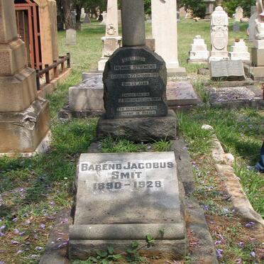SMIT Barend Jacobus 1890-1928 :: BORCHERDS Hennie Stiemens -1918