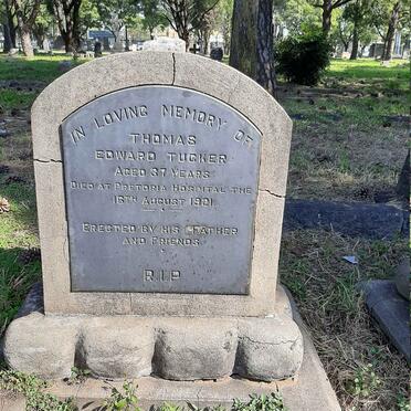 TUCKER Thomas Edward -1921