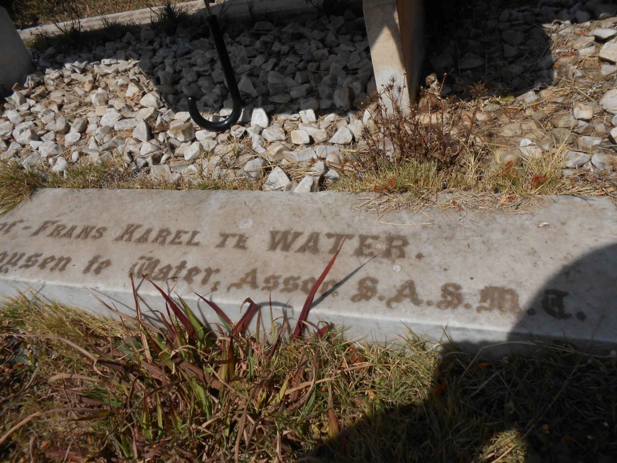 WATER Frans Karel, te 1860-1890 :: TE WATER Johan Booysen 1889-1914