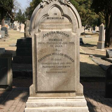 WAGNER Jacoba nee HEMKES -1902 :: WAGNER Frederik Willem -1900