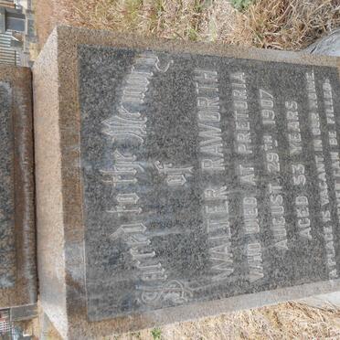 RAWORTH Walter -1907