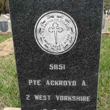 ACKROYD A. -1901