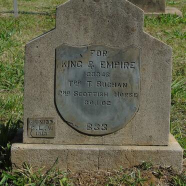 BUCHAN T. -1902 :: BUCHAN G.L.W. Junior -1913