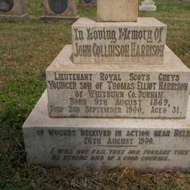 HARRISON John Collinson 1869-1900