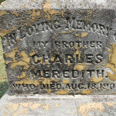 MEREDITH Charles -1900