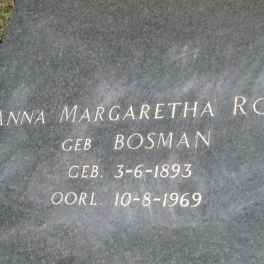 ZEILER Conrad Anton 1889-1988 &amp; Anna Margaretha Roux BOSMAN 1893-1969
