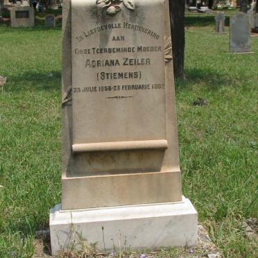 ZEILER Adriana nee STIEMENS 1858-1902