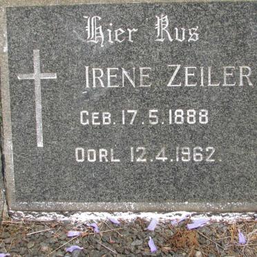 ZEILER Irene 1888-1962