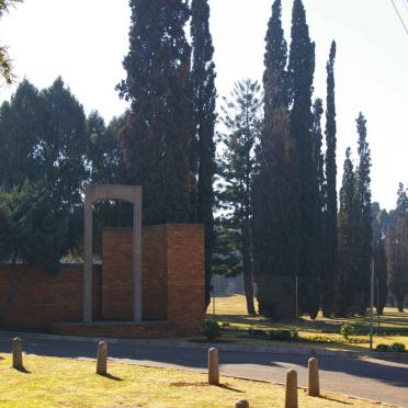 Gauteng, Pretoria, PRETORIA-WEST, Rebecca Street, Pretoria West Crematorium and Memorial walls