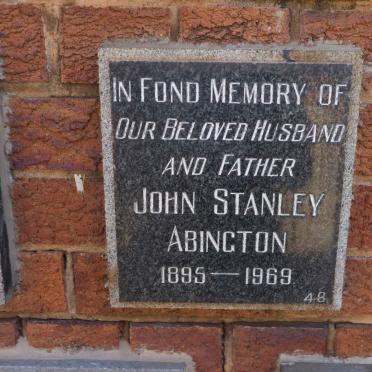 ABINGTON John Stanley 1895-1969