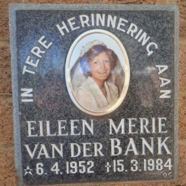 BANK Eileen Merie, van der 1952-1984