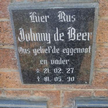 BEER Johnny, de 1921-1981