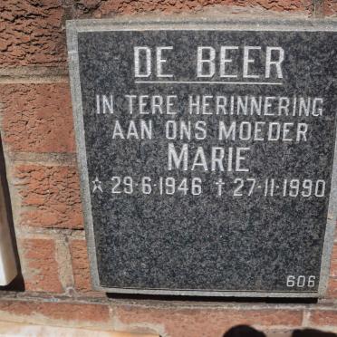 BEER Marie, de 1946-1990