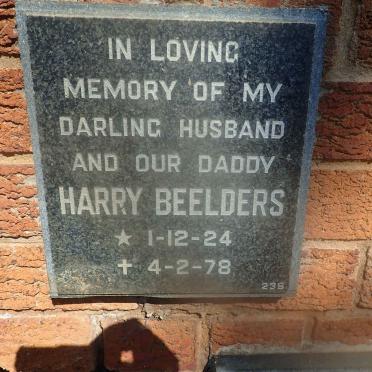 BEELDERS Harry 1924-1978