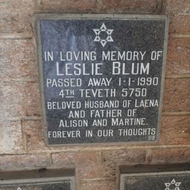 BLUM Leslie -1990
