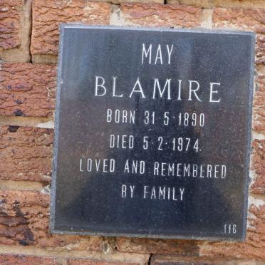BLAMIRE May 1890-1974
