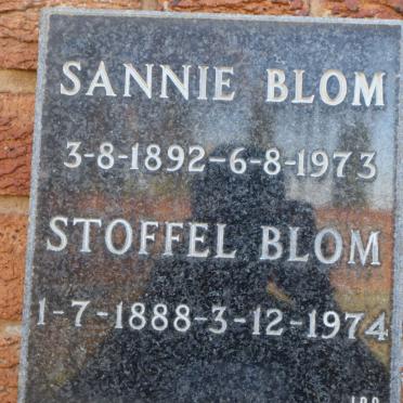 BLOM Stoffel 1888-1974 &amp; Sannie 1892-1973