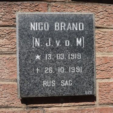BRAND N.J.v.d.M. 1919-1991