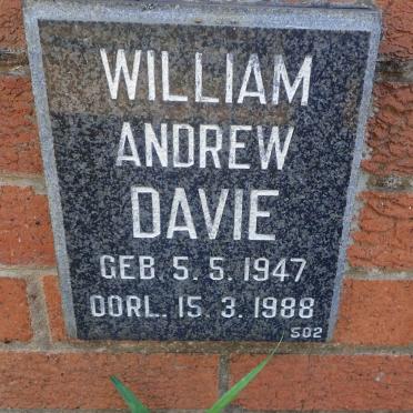 DAVIE William Andrew 1947-1988