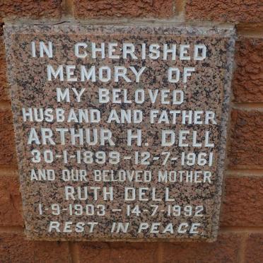 DELL Arthur H. 1899-1961 &amp; Ruth 1903-1992