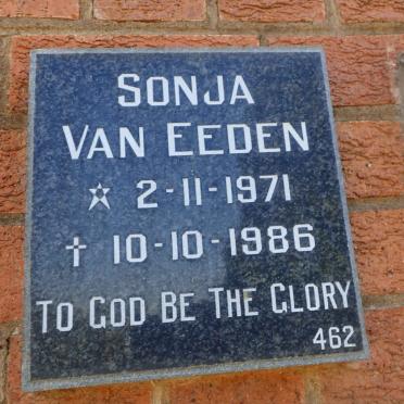 EEDEN Sonja, van 1971-1986