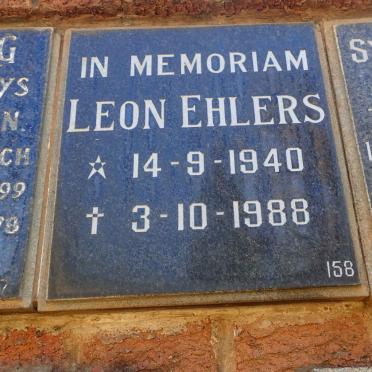 EHLERS Leon 1940-1988