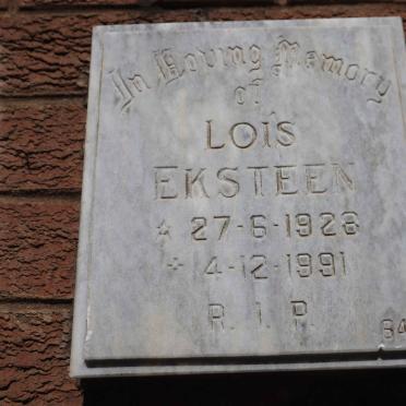 EKSTEEN Lois 1928-1991