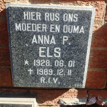 ELS Anna P. 1928-1989
