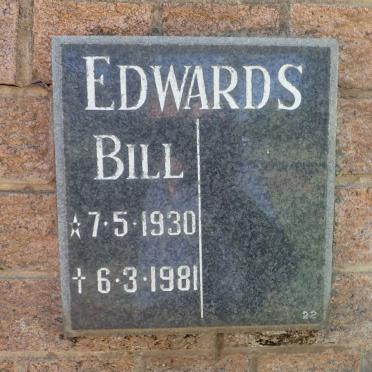 EDWARDS Bill 1930-1981