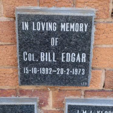 EDGAR Bill 1902-1973