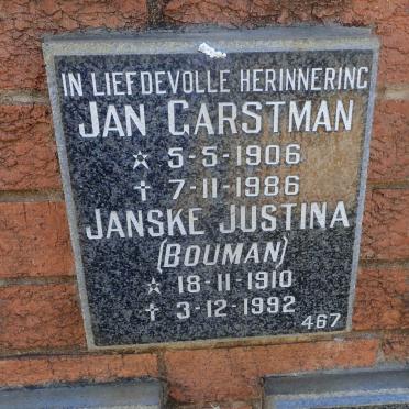 GARSTMAN Jan 1906-1986 &amp; Janske Justina BOUMAN 1910-1992