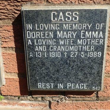 GASS Doreen Mary Emma 1910-1989
