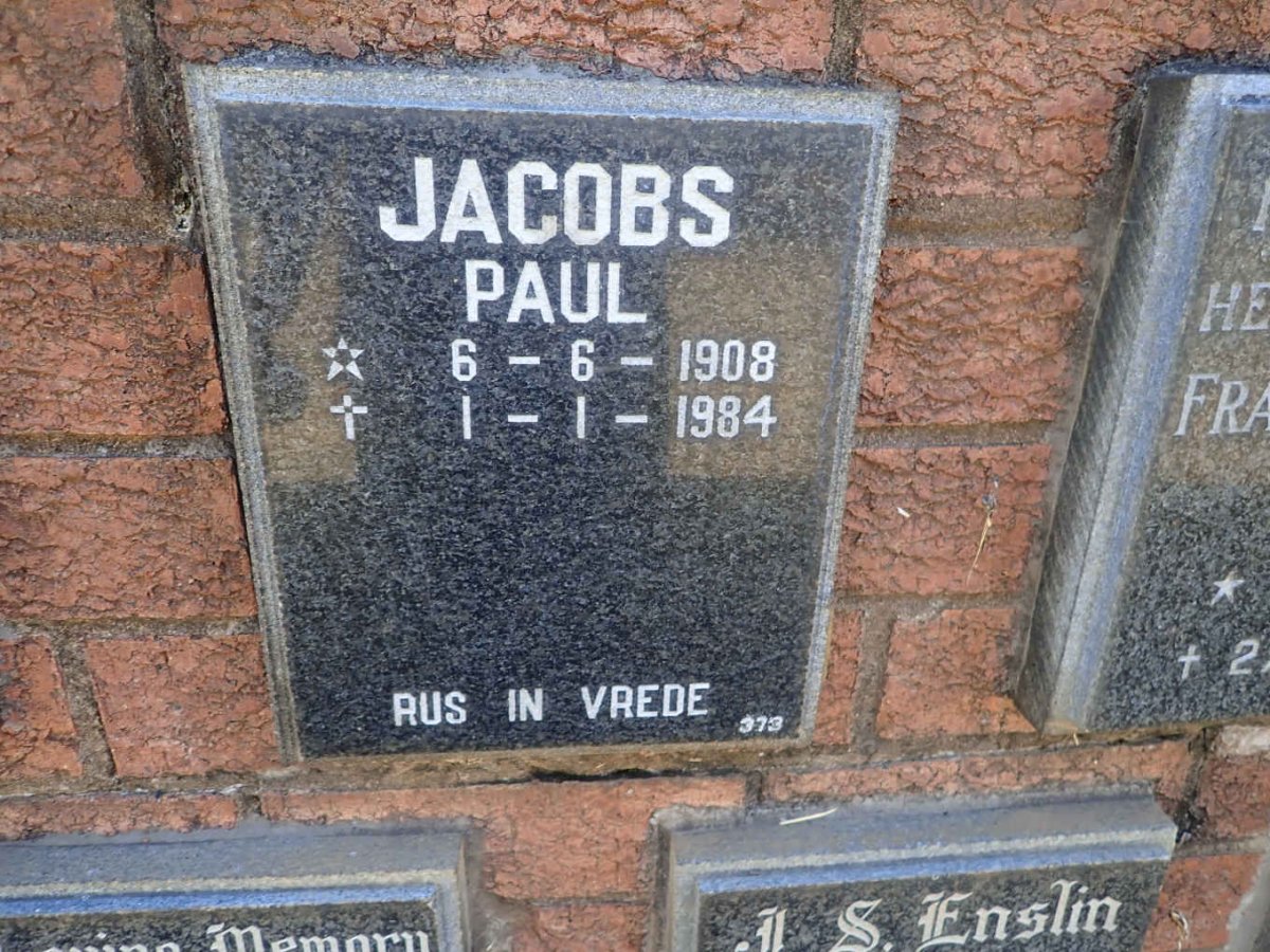 JACOBS Paul 1908-1984
