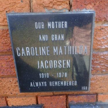 JACOBSEN Caroline Mathilda 1910-1970