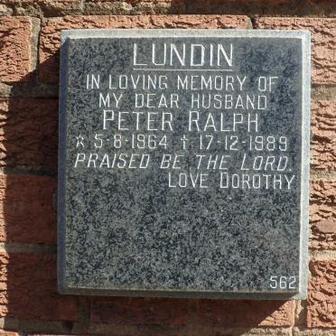 LUNDIN Peter Ralph 1964-1989