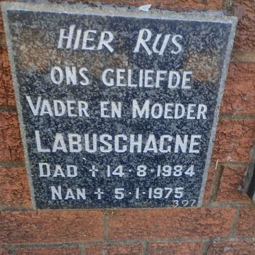 LABUSCHAGNE ? -1984 &amp; ? -1975