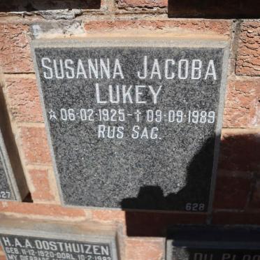 LUKEY Susanna Jacoba 1925-1989