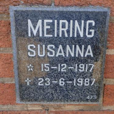 MEIRING Susanna 1917-1987