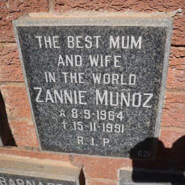 MUNOZ Zannie 1964-1991