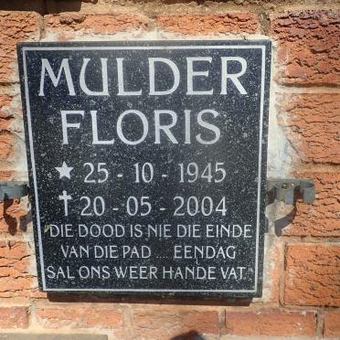 MULDER Floris 1945-2004