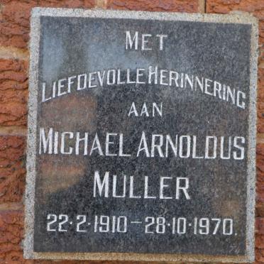 MULLER Michael Arnoldus 1910-1970