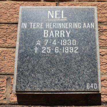 NEL Barry 1930-1992