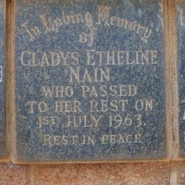 NAIN Gladys Etheline -1963