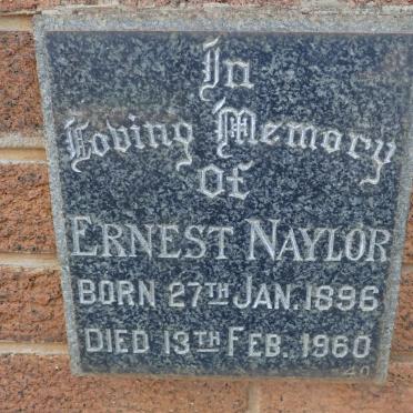 NAYLOR Ernest 1896-1960