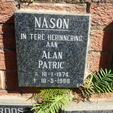 NASON Alan Patric 1974-1998