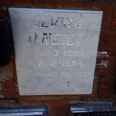 O'NEILL Alvina 1899-1984