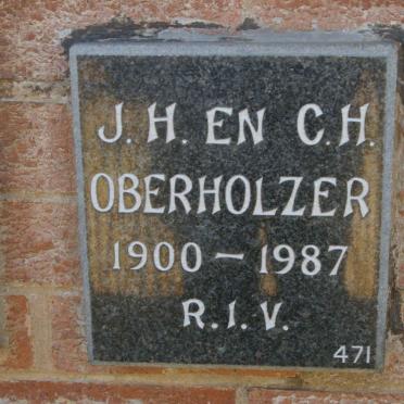OBERHOLZER J.H. 1900-1987 &amp; C.H. 1900-1987