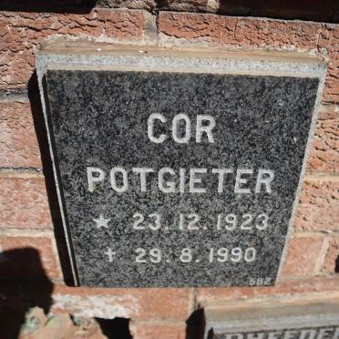 POTGIETER Cor 1923-1990