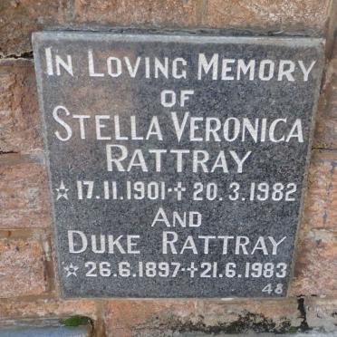 RATTRAY Duke 1897-1983 &amp; Stella Veronica 1901-1982