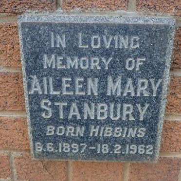 STANBURY Aileen Mary nee HIBBINS 1897-1962